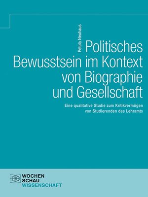 cover image of Politisches Bewusstsein im Kontext von Biographie und Gesellschaft